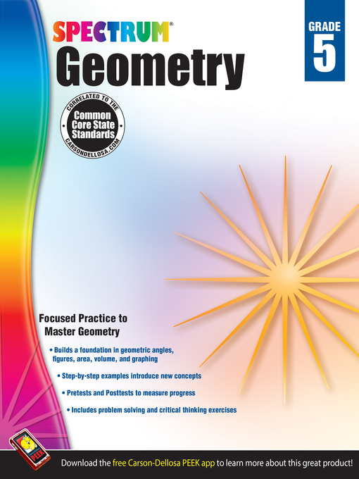 Title details for Geometry, Grade 5 by Spectrum - Available